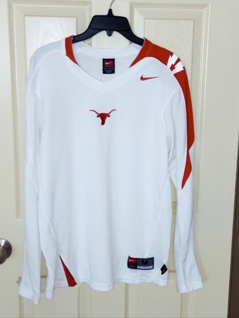 Nike Men's Texas Longhorns Long Sleeve Jersey SZ M